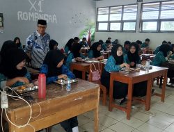 Hari Pertama Program Makan Bergizi Gratis di SMAN 1 Wanasalam Disambut Antusias Siswa
