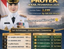 SIAPA PENGUASA PROYEK DI LAMPUNG: DATA PDN 2025 UNCOVERS TOP PENYEDIA PROVINSI, PESAWARAN, DAN LAMPUNG TENGAH