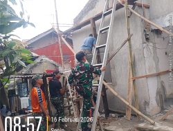 RTLH (Rumah Tidak Layak HuniTMMD Ke-127 Depok Bedah Tiga RTLH, Progres Hampir 40 Persen