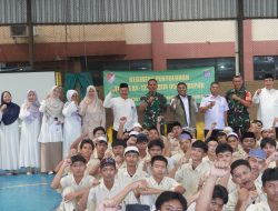 TMMD Ke-127 Kodim Depok Edukasi Pelajar SMK Arridho tentang Bahaya Narkoba