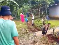 Warga Kp. Babakan Icak Gotong Royong Bangun Gorong-Gorong, RT Aktif Memimpin Inisiatif