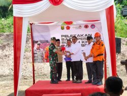 Dandim 0622/Sukabumi Hadiri Peletakan Batu Pertama Pembangunan Rumah Pasca Bencana di Cikadu