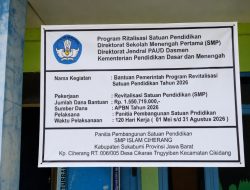 Revitalisasi SMP Islam Ciherang Disorot, Kepala Sekolah Diduga Tidak Kooperatif dan Pelecehan Profesi Wartawan Tuai Kecaman
