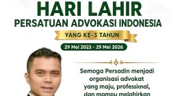 PERSADIN Tiga Tahun Berkarya, Perkuat Peran Advokat dalam Penegakan Keadilan
