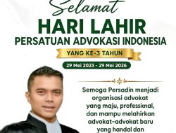 PERSADIN Tiga Tahun Berkarya, Perkuat Peran Advokat dalam Penegakan Keadilan