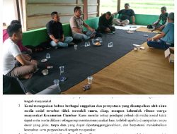 Warga Ciambar Tegaskan Pernyataan Sikap: Tolak Narasi Penggiringan Opini, Dukung Pembangunan Tetap Berlanjut