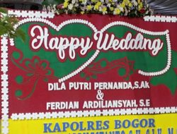 Kapolres Bogor Beri Atensi pada Momen Bahagia Pernikahan Dila dan Ferdian