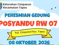 Posyandu RW 07 Cimpaeun Resmi Diresmikan